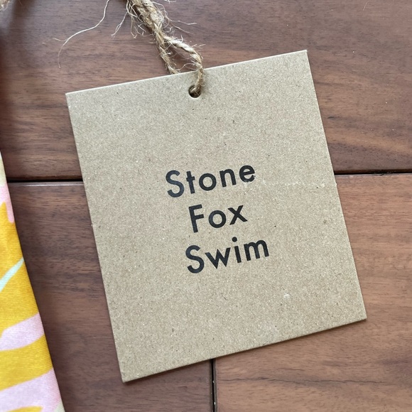 Stone Fox Swim Rio Swim Bottom Hot Tropix Size L - Picture 5 of 10